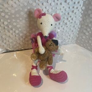 Handmade Amigurumi 🩰🐭Ballerina Mouse Crochet pet